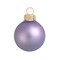 Whitehurst Matte Finish Glass Christmas Ball Ornaments - 4.75" (120mm) - Lavender - 4ct